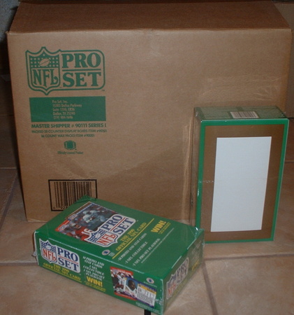 1990 Pro Set wax box case 2