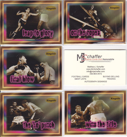 Ringside Series 1 Fight Card Set