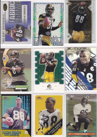 Plaxico Burress Lot of 9