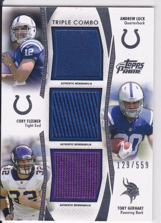 Andrew Luck Coby Fleener Toby Gerhart