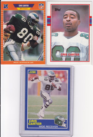 Cris Carter rookie lot