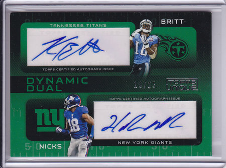 Kenny Britt, Hakeem Nicks