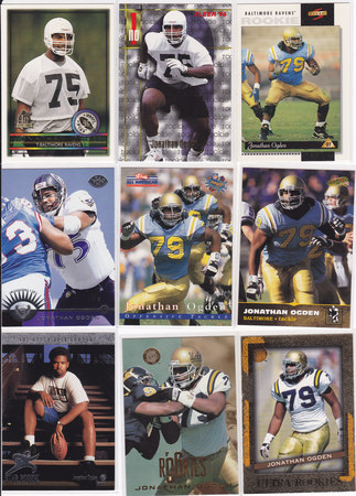 Jonathan Ogden rookie lot