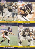 1990 Lot San Diego Chargers