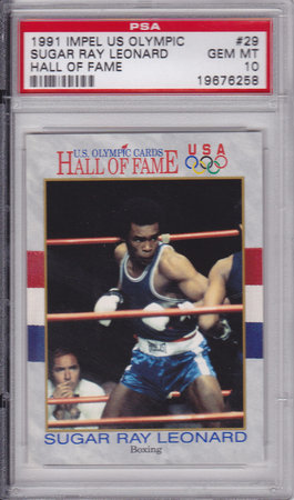 Sugar Ray Leonard PSA 10