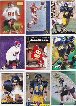 Tony Gonzalez rookie lot