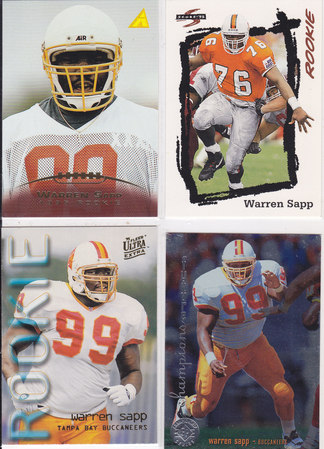 Warren Sapp rookie lot 4