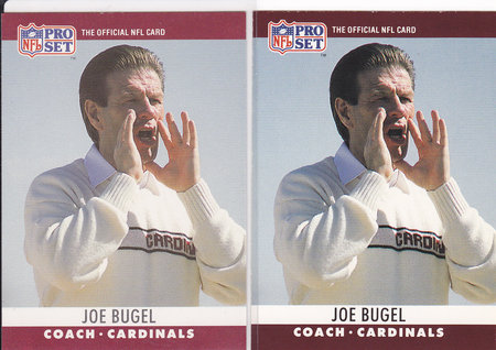 1990 ProSet Joe Bugel