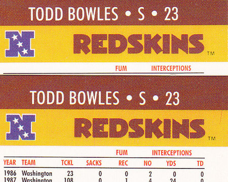 1990 ProSet Todd Bowles