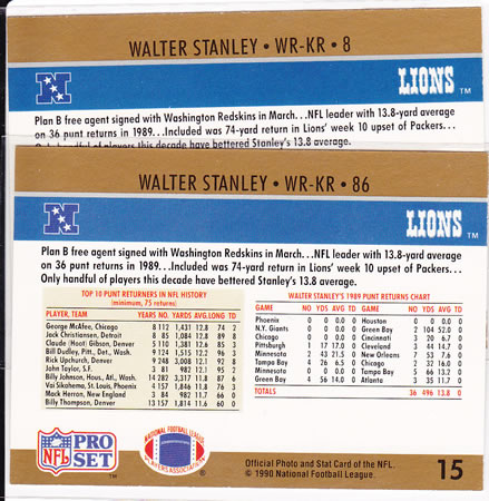 1990 ProSet Walter Stanley